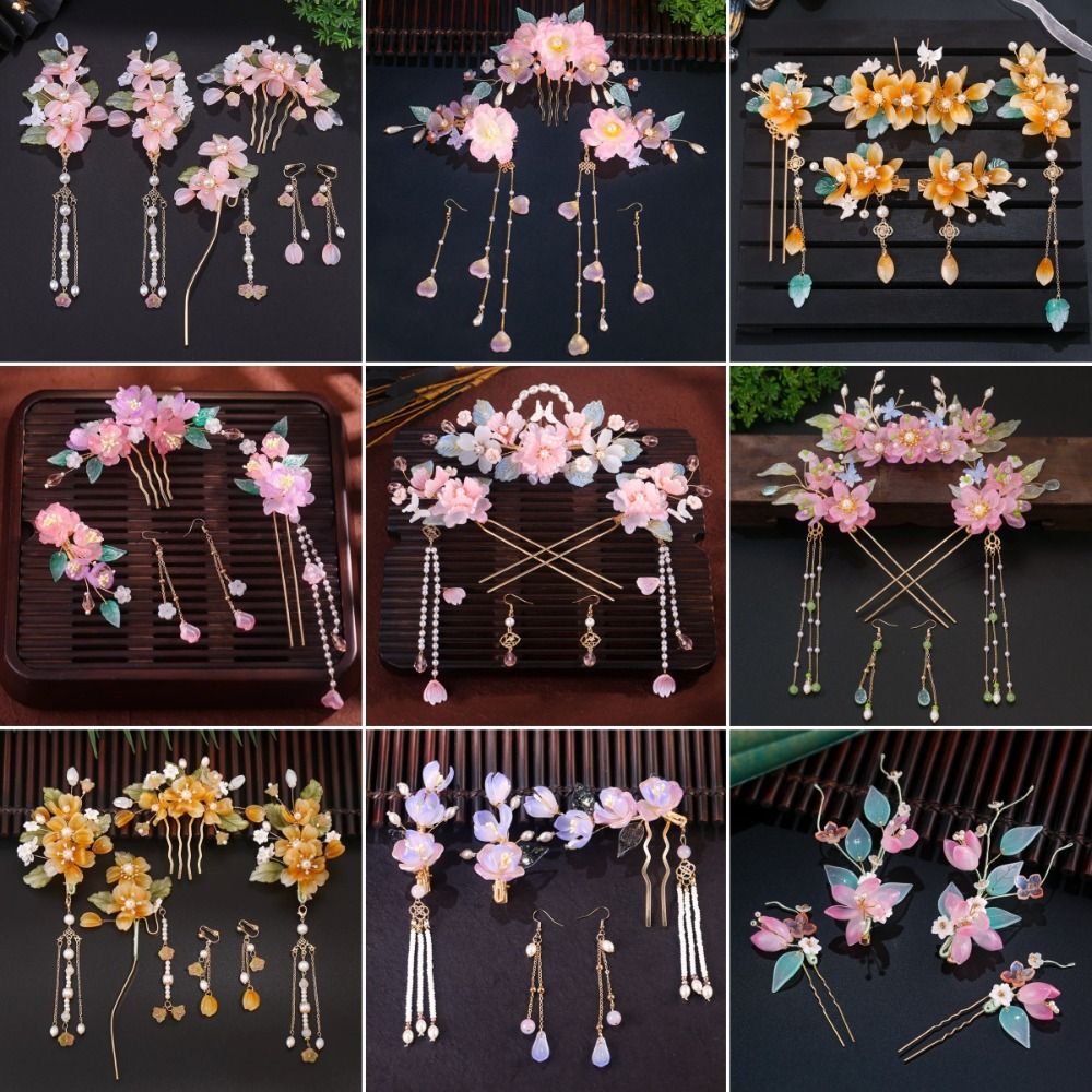 Hanbok Hair Pin - Zestaw spinek do włosów w stylu