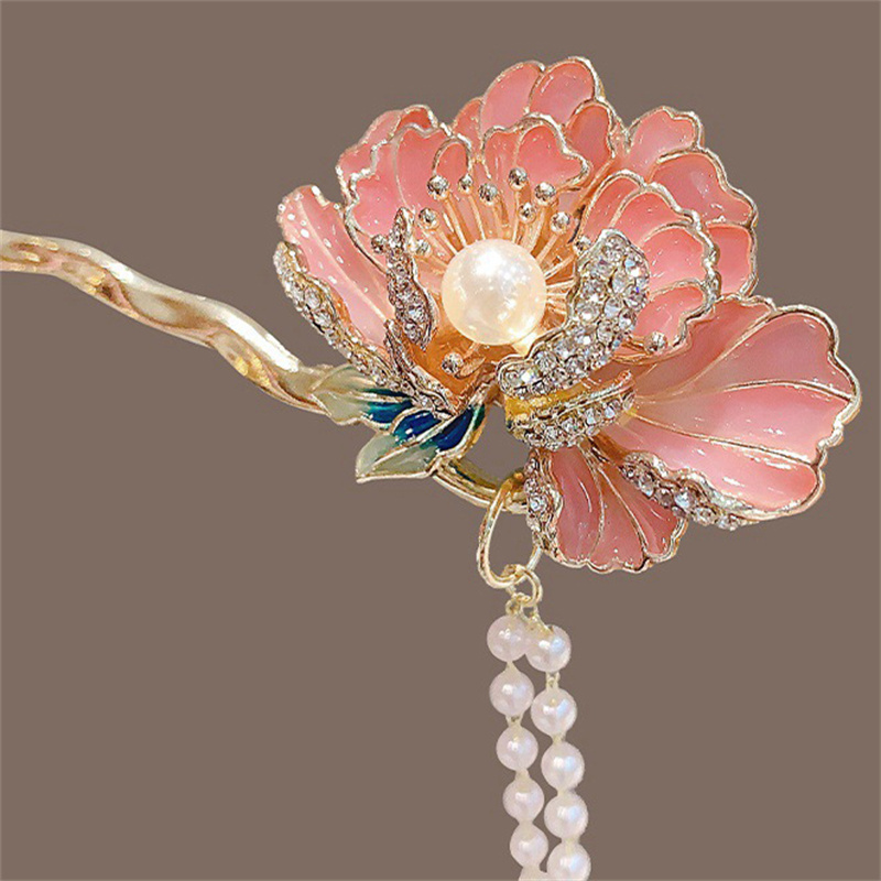 Hanbok Hair Pin - Wsuwki do włosów Hanfu z frędzlami,
