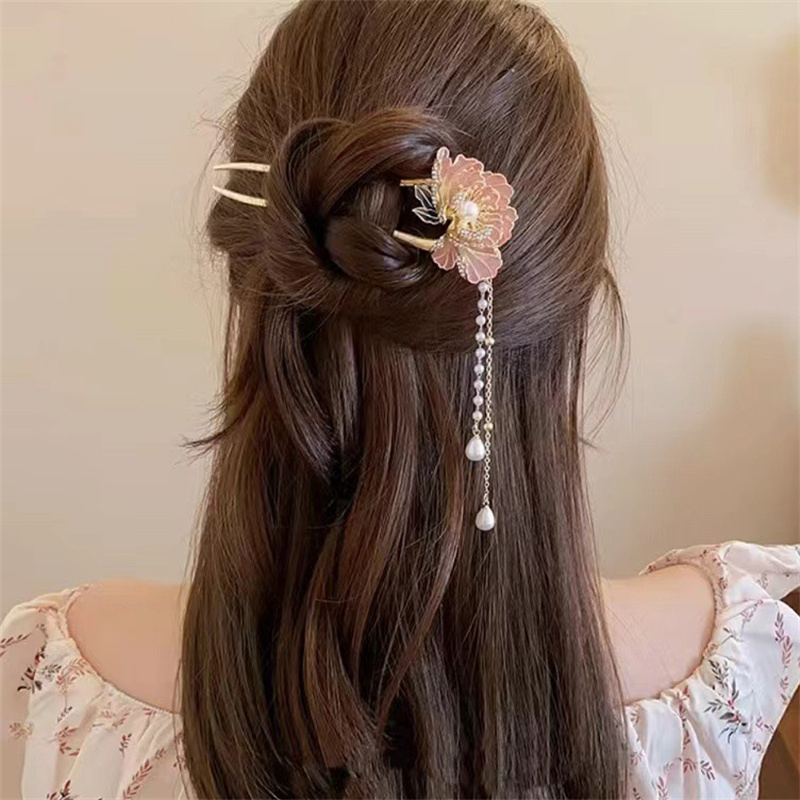 Wsuwki do włosów Hanfu z frędz – Hanbok Hair Pin recenzja i cena