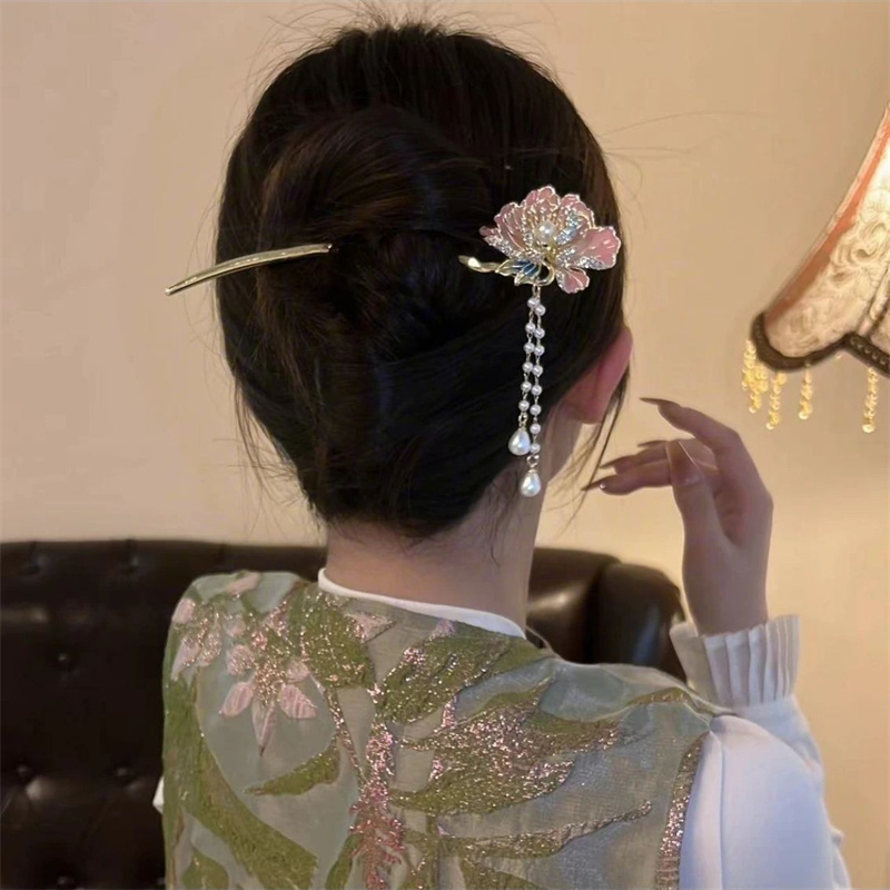 Wsuwki do włosów Hanfu z frędz – Hanbok Hair Pin recenzja i cena