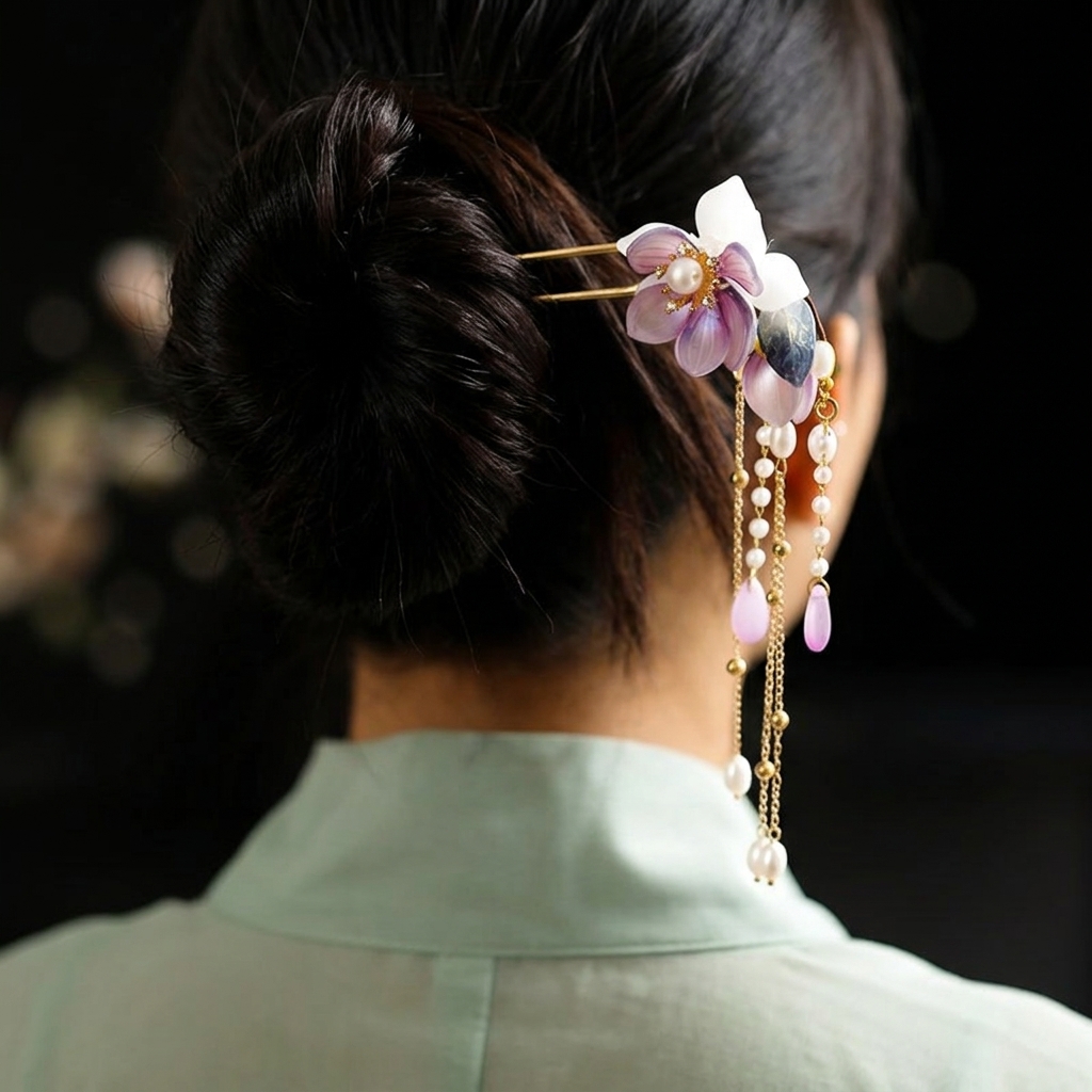 Aluminiowa spinka do włosów w  – Hanbok Hair Pin recenzja i cena