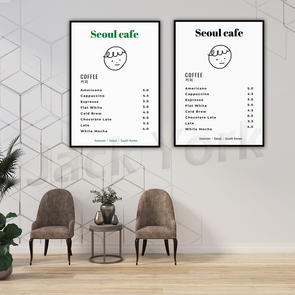 Seoul Cafe Print Wall Art Prin – South Korea Lifestyle recenzja i cena