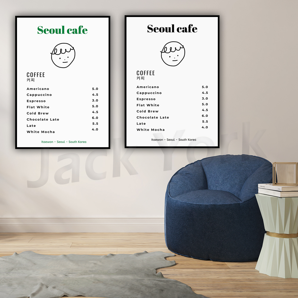 Seoul Cafe Print Wall Art Prin – South Korea Lifestyle recenzja i cena