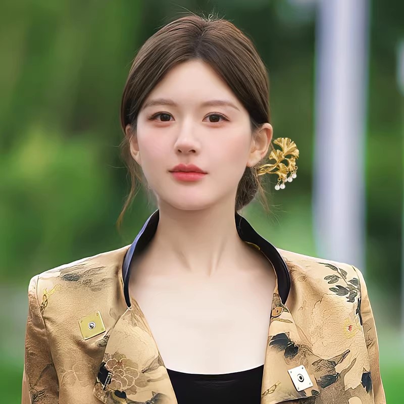 1 szt. Elegancka złota spinka  – Hanbok Hair Pin recenzja i cena