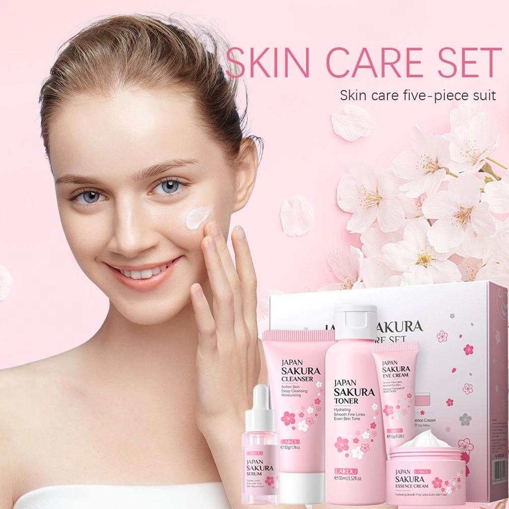 5/3szt/zestaw Sakura Zestawy d – Korean Skincare Routine recenzja i cena
