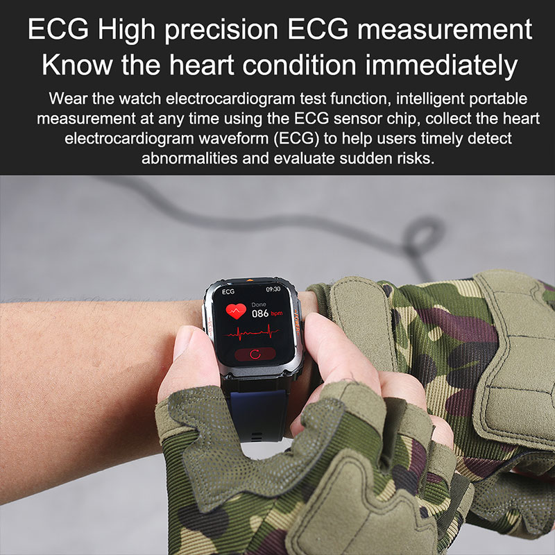 GEJIAN ECG+PPG Sportowy Smartw – Korean Health Lifestyle recenzja i cena
